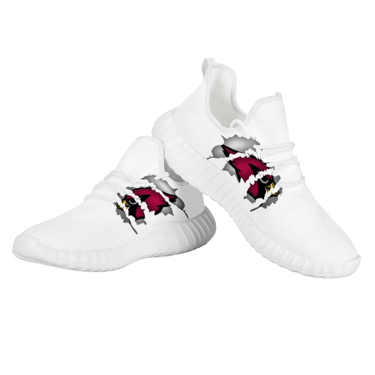 Men's Arizona Cardinals Mesh Knit Sneakers/Shoes 008